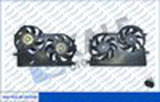25-1805 Fan Motoru (Su+Klima) Davlumbazli Ciftli Fiat Albea 1.3 Mjt 2003-2007
